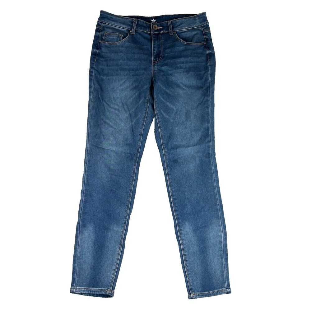 Almost Famous Jeans Womens Size 9 Mid Rise Denim Blue